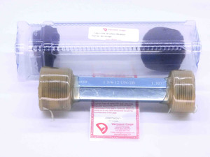 NEW 1 3/4 12 UN 2B VERMONT THREAD PLUG GAGE 1.75 GO NO GO PD'S = 1.6959 & 1.7037 - DW31952VTG