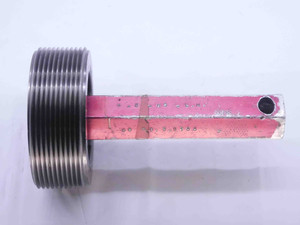 4" 8 NS LEFT HAND THREAD PLUG GAGE 4.0 GO ONLY P.D. = 3.9188 L.H. UN 2B OR 3B - DW31931CB4