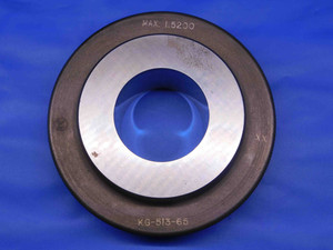 1.5200 CL XX MASTER PLAIN BORE RING GAGE 1.5313 -.0113 1 17/32 38.608 mm 1.520 - BR8064BR4