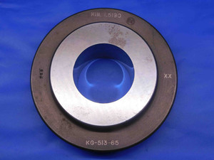 1.5190 CL XX MASTER PLAIN BORE RING GAGE 1.5156 +.0034 1 33/64 38.583 mm 1.519 - BR8066BR4