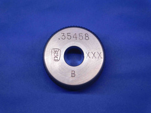 .35458 CLASS XXX MASTER PLAIN BORE RING GAGE .3438 +.0108 OVERSIZE 11/32 9 mm - BR8084BR4