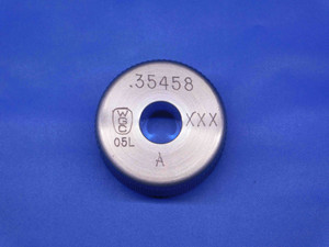 .35458 CLASS XXX MASTER PLAIN BORE RING GAGE .3438 +.0108 OVERSIZE 11/32 9 mm - BR8086BR4