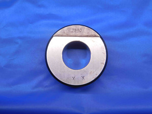 .7890 CL XX MASTER PLAIN BORE RING GAGE .7813 +.0077 OVERSIZE 25/32 20 mm .789 - BR8107BR4