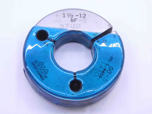BUDGET 1 1/2 12 NF 5 THREAD RING GAGE 1.5 1.50 GO ONLY P.D. = 1.4500 UNF-5 - DW32016CB4