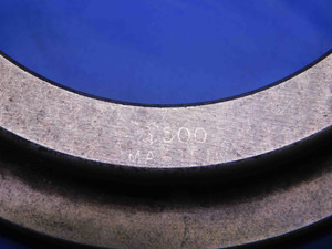 3.5000 CLASS XX MASTER PLAIN BORE RING GAGE ONSIZE 3 1/2 89 mm 3.500 INSPECTION - BR8123BY4