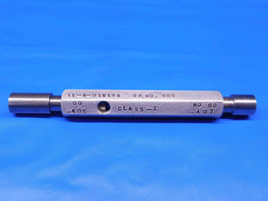 .4060 & .4070 CL Z PIN PLUG GAGE GO NO GO .4063 -.0003 13/32 10.312 mm .406 .407 - BR8138BR4