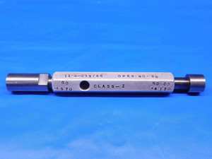 .4670 & .4770 CL Z PIN PLUG GAGE GO NO GO .4688 -.0018 15/32 12 mm .467 .477 - BR8139BR4