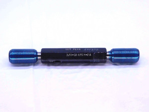 3/8 18 NPSM PIPE SET THREAD PLUG GAGE .375 GO NO GO P.D.'S = .6256 & .6211 2A - DW32070OB4
