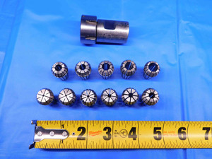 ER16 COLLET LOT 1/32, 1/16, 3/32, 1/8, 3/16, 7/32, 1/4, 9/32, 5/16, 11/32 & 3/8 - BR8298LVR