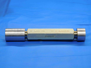 1.0008 & 1.0013 CL XX PIN PLUG GAGE GO NO GO 1.0000 +.0008 1.0 25.420 mm CHECK - MW0001BC4