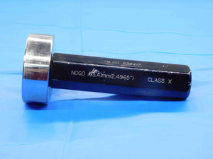 63.410 CLASS X METRIC PIN PLUG GAGE 63.500 -.090 UNDERSIZE 63.5 mm 2.4965 63.41 - MW0006BC4