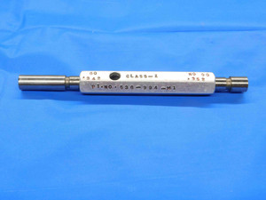.3420 & .3520 CL Z PIN PLUG GAGE GO NO GO .3438 -.0018 11/32 9 mm .342 .352 - MW0013BC4