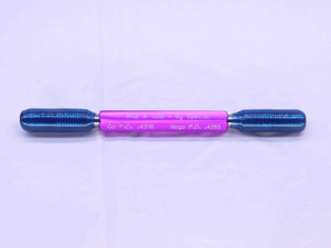 M12 X 1.5 6g PREPLATE SET THREAD PLUG GAGE 12 GO NO GO P.D.'S = .4316 & .4265 - DW32100OB4