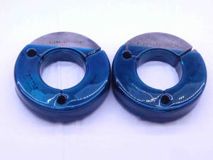 2" 12 UN 3A THREAD RING GAGES 2.0 2.00 2.000 GO NO GO P.D.'S = 1.9459 & 1.9414 - DW32127LVR