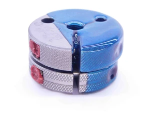 CERTIFIED 3/8 24 UNF 3A THREAD RING GAGES .375 GO NO GO P.D.'S = .3479 & .3450 - DW32221TLC