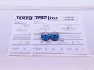 CERTIFIED 5/16 24 UNF 2A THREAD RING GAGES .3125 GO NO GO PD'S = .2843 & .2806 - DW32240TLC