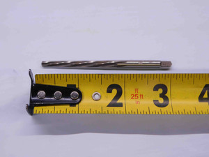 LSI #0 OD HSS TAPER PIN REAMER SPIRAL 6 FLUTE .1287 - .1638 MILLING MACHINING - MW0125BJ3