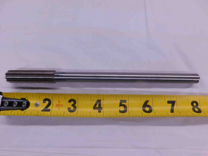 YANKEE 35/64 OD HSS REAMER 8 FL .546875 35/64 .5313 +.0156 OVERSIZE 14 mm CNC - MW0222BF4