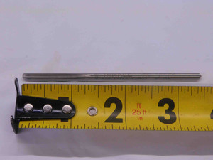 YANKEE 0.1215 OD HSS CHUCKING REAMER 4 FL .1215 1/8 .1250 -.0035 UNDERSIZE 3 mm - MW0244BF4