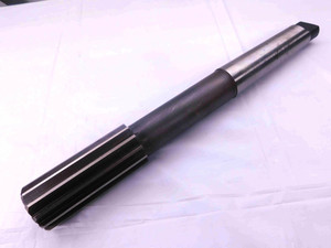 GLENBARD 1 1/2 OD HSS REAMER MORSE TAPER #4 SHANK 12 FL MT4 1.5000 ONSIZE 38 mm - MW0314BF4