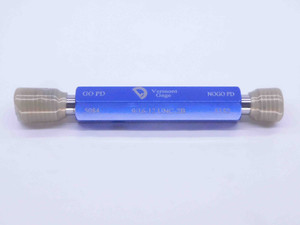 NEW 9/16 12 UNC 2B VERMONT THREAD PLUG GAGE .5625 GO NO GO PD'S = .5084 & .5152 - DW32331VTG