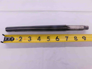 MORSE #10 O.D. HSS TAPER PIN REAMER 8 STRAIGHT FLUTE .5799 - .7216" TAPERED - MW0423BF4