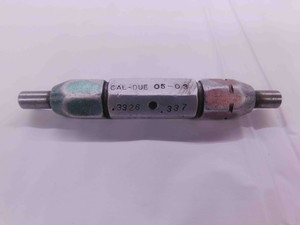 .3326 & .3370 PIN PLUG GAGE GO NO GO .3438 -.0068 UNDERSIZE 11/32 8.560 mm .337 - MW0559CM4