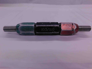 10.500 & 11.000 METRIC PIN PLUG GAGE GO NO GO ONSIZE 11 mm .4331 10.50 11.00 - MW0570CM4
