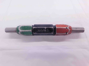 11.000 & 11.500 METRIC PIN PLUG GAGE GO NO GO ONSIZE 11 mm .4331 11.00 11.50 - MW0571CM4