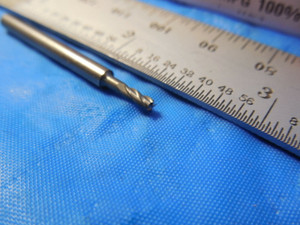 PERFORMANCE CARBIDE 5/64 Dia 3/16 LOC 1/8 Shank 1 1/2 OAL 4 Fl Carbide End Mill