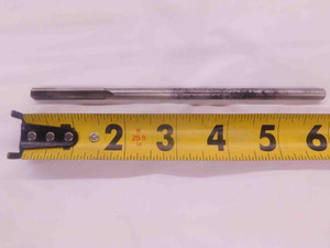 0.2604 OD HSS CARBIDE TIPPED REAMER 4 FL .2604 1/4 .2500 +.0104 OVERSIZE CNC - MW0622BF4