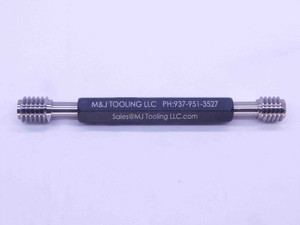 NEW 3/8 16 UNC 2B LEFT HAND THREAD PLUG GAGE .375 GO NO GO PDS= .3344 & .3401 LH - DW32424MJ