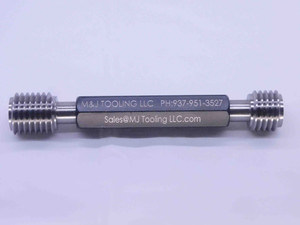 NEW 7/8 9 UNC 3B LEFT HAND THREAD PLUG GAGE .875 GO NO GO PDS= .8028 & .8089 LH - DW32449MJ