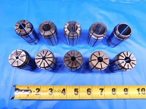 TG100 COLLET LOT 3/16, 1/4, 5/16, 3/8, 7/16, 1/2, 5/8, 3/4, 15/16 & 1" SIZES - BR8398LVR