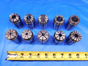 TG100 COLLET LOT 3/16, 1/4, 5/16, 3/8, 7/16, 1/2, 9/16, 5/8, 3/4 & 13/16 SIZES - BR8406LVR