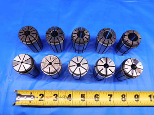 TG100 COLLET LOT 1/8, 3/16, 1/4, 5/16, 3/8, 7/16, 1/2, 9/16, 5/8 & 11/16 SIZES - BR8411LVR