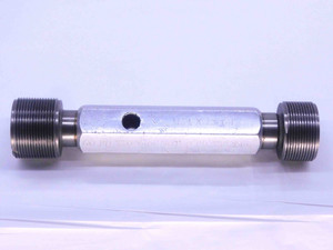 M34 X 1.5 6H METRIC THREAD PLUG GAGE 34 GO NO GO P.D.'S = 33.026 & 33.226 CHECK - DW32501CR4