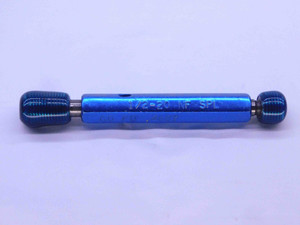 1/2 20 NF SPL SPECIAL THREAD PLUG GAGE .5 GO NO GO P.D.'S = .4687 & .4739 CHECK - DW32529CT4