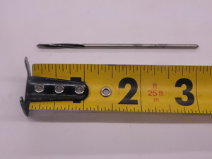 0.096 OD HSS REAMER SPIRAL 4 FL .096 .0960 3/32 .0938 +.0022 OVERSIZE #41 CNC - MW1069BT4