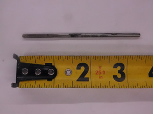 0.1295 O.D. HSS CHUCKING REAMER 4 FLUTE .1295 1/8 .1250 +.0045 OVERSIZE CNC - MW1086BT4