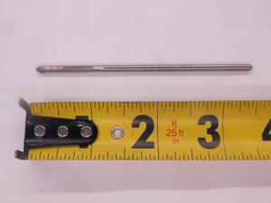 0.1241 O.D. HSS CHUCKING REAMER 4 FLUTE .1241 1/8 .1250 -.0009 UNDERSIZE CNC - MW1090BT4