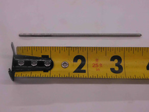 0.0959 O.D. HSS CHUCKING REAMER 4 FLUTE .0959 3/32 .0938 +.0021 OVERSIZE CNC - MW1102BT4