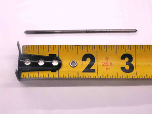 0.0969 O.D. HSS CHUCKING REAMER 6 FLUTE .0969 3/32 .0938 +.0031 OVERSIZE CNC - MW1109BT4