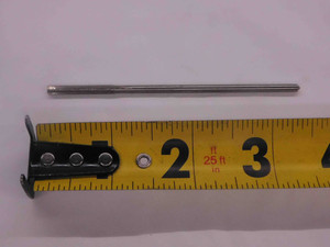 0.1243 O.D. HSS CHUCKING REAMER 4 FLUTE .1243 1/8 .1250 -.0007 UNDERSIZE CNC - MW1113BT4