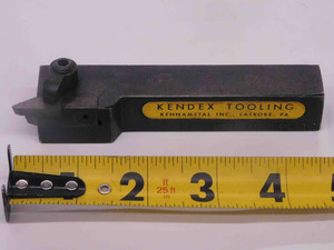 KENNAMETAL LATHE TURNING TOOL HOLDER 3/4 SQUARE SHANK T 4R INSERTS 4 1/2 OAL - MW1273CU4