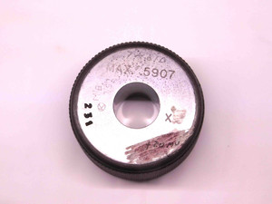 .5907 CLASS X MASTER PLAIN BORE RING GAGE .5938 -.0031 UNDERSIZE 19/32 15 mm - BR8470LVR