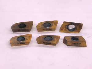 6pcs NEW KENNAMETAL EDCT180504PDERGD KC725M TiN COATED CARBIDE INSERTS EC1804E - MW1425CM4