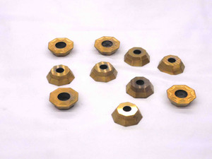10pcs NEW DIA-CHIPS OFEW 2006M0 TiN COATED CARBIDE MILLING INSERTS TN28D10FG - MW1489CM4