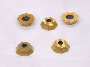 5pcs NEW DIA-CHIPS OFEW 2006M0 TiN COATED CARBIDE MILLING INSERTS TN28 D10FG - MW1490CM4