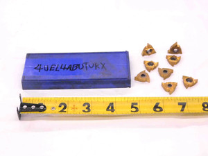 8pcs NEW VARGUS 4UEL4ABUT VKX TiN COATED CARBIDE THREADING INSERTS INDEXABLE - MW1532CM4